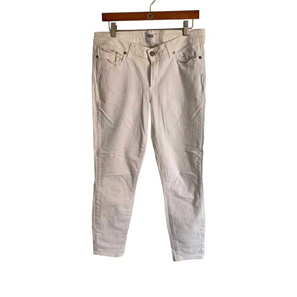 Paige Verdugo Crop White Pants Sz 32